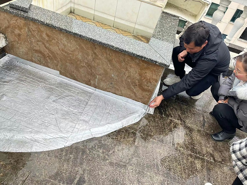 丁基防水富联注册施工案例